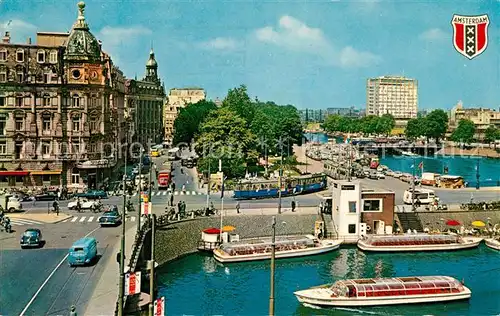 AK / Ansichtskarte Amsterdam Niederlande Prins Hendrikkade Rundfahrtboote Kat. Amsterdam