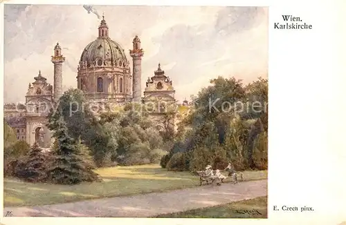 AK / Ansichtskarte Wien Karlskirche Kat. Wien