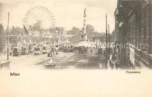 AK / Ansichtskarte Wien Praterstern Riesenrad Kat. Wien