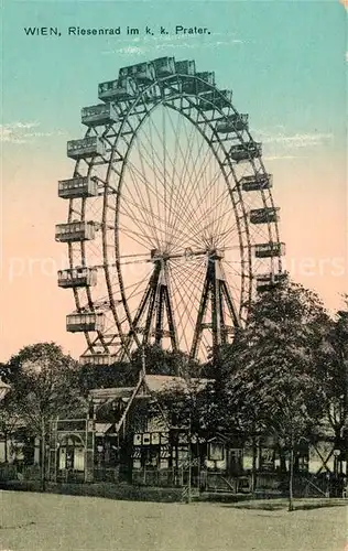 AK / Ansichtskarte Wien Prater Riesenrad Kat. Wien