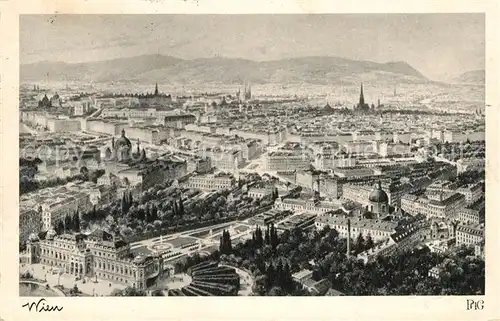 AK / Ansichtskarte Wien Panorama Kat. Wien