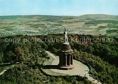 AK / Ansichtskarte Hermannsdenkmal Fliegeraufnahme Kat. Detmold