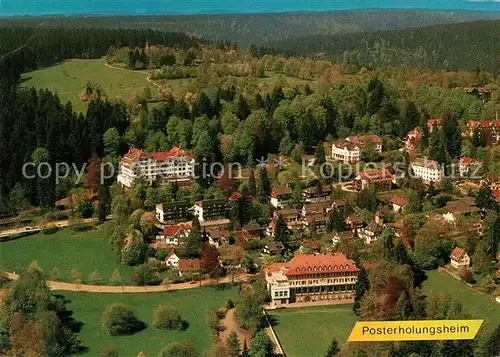 AK / Ansichtskarte Freudenstadt Fliegeraufnahme Posterholungsheim  Kat. Freudenstadt