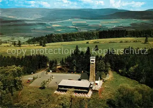 AK / Ansichtskarte Kirchheim Hessen Fliegeraufnahme Berggasthof Eisenberg  Kat. Kirchheim