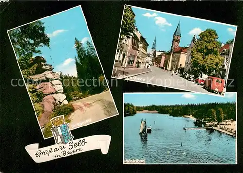 AK / Ansichtskarte Selb Egertal Felsen Ludwigstrasse Waldbad Kat. Selb