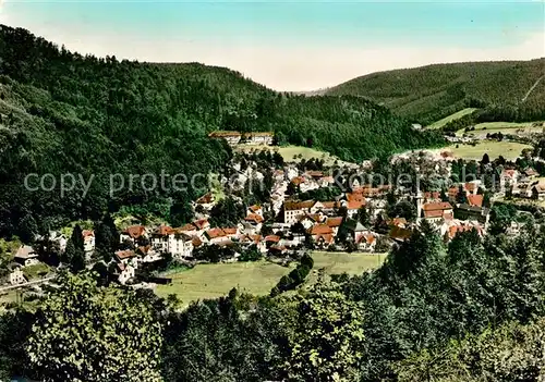 AK / Ansichtskarte Bad Herrenalb Landschaftspanorama Kurort im Schwarzwald Kat. Bad Herrenalb