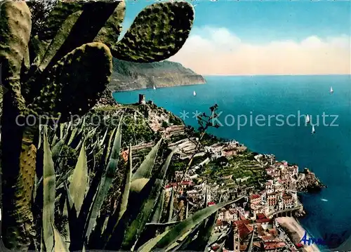 AK / Ansichtskarte Amalfi Panorama Kueste Kaktus Kat. Amalfi