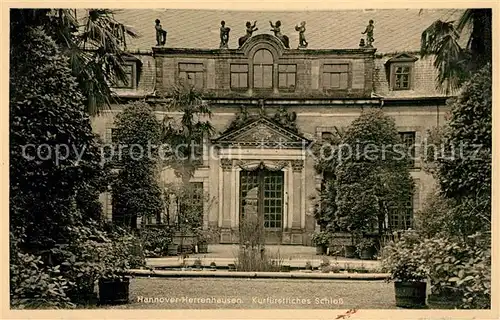 AK / Ansichtskarte Herrenhausen Hannover Kurfuerstliches Schloss Kat. Hannover