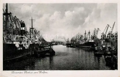 AK / Ansichtskarte Bremen Partie am Hafen Kat. Bremen