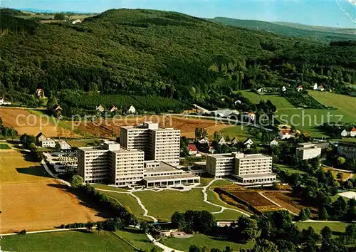 AK / Ansichtskarte Bad Salzuflen Kliniken am Burggraben Fliegeraufnahme Kat. Bad Salzuflen