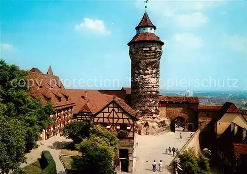 AK / Ansichtskarte Nuernberg Kaiserburg Sinwellturm Tiefer Brunnen Kat. Nuernberg