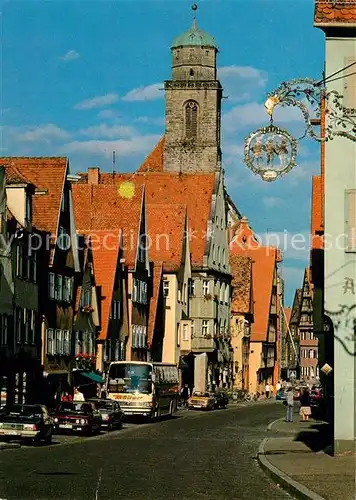 AK / Ansichtskarte Dinkelsbuehl 1000jaehrige Stadt Segringerstrasse Innenstadt Kirche Kat. Dinkelsbuehl