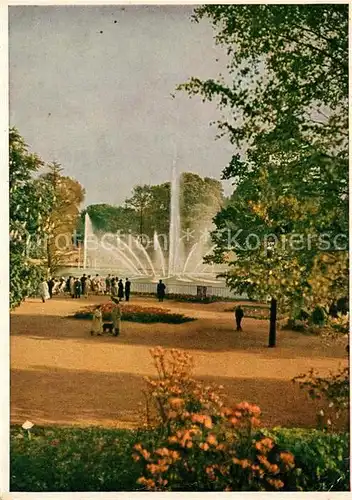 AK / Ansichtskarte Hamburg Planten un Blomen Ausstellungspark Rosenhof Wasserspiele Hansestadt Kat. Hamburg