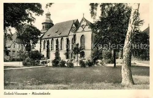 AK / Ansichtskarte Einbeck Niedersachsen Muensterkirche Kat. Einbeck