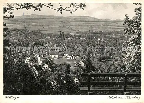 AK / Ansichtskarte Goettingen Niedersachsen Blick vom Hainberg Kat. Goettingen