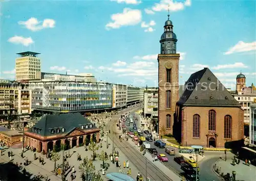 AK / Ansichtskarte Frankfurt Main Rossmarkt und Hauptwache Kat. Frankfurt am Main