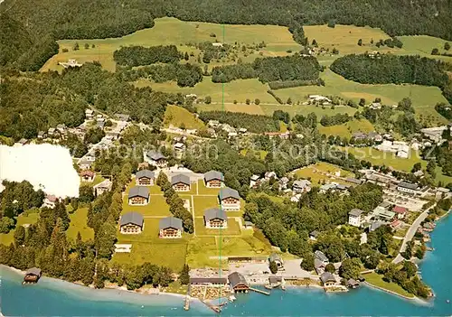 AK / Ansichtskarte St Wolfgang Wolfgangsee Fliegeraufnahme Parkcottage Kat. St. Wolfgang im Salzkammergut