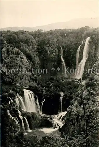 AK / Ansichtskarte Kroatien Croatia Plitvicka Jezera Nationalpark Plitvicer Seen Wasserfaelle