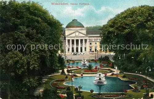 AK / Ansichtskarte Wiesbaden Neues Kurhaus Kat. Wiesbaden