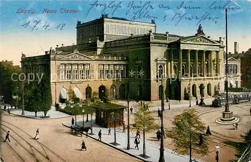 AK / Ansichtskarte Leipzig Neues Theater Kat. Leipzig