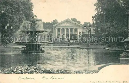 AK / Ansichtskarte Wiesbaden Der Kursaal Kat. Wiesbaden