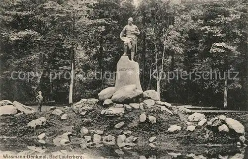 AK / Ansichtskarte Bad Lauterberg Wissmann Denkmal Kat. Bad Lauterberg im Harz