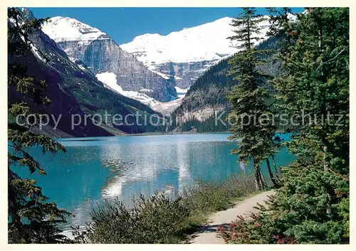 AK / Ansichtskarte Lake Louise Panoramic view Canadian Rockies Kat. Banff Nationalpark