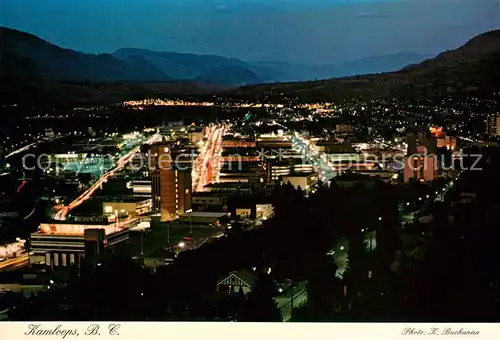 AK / Ansichtskarte Kamloops Panoramic view at night Kat. Kamloops