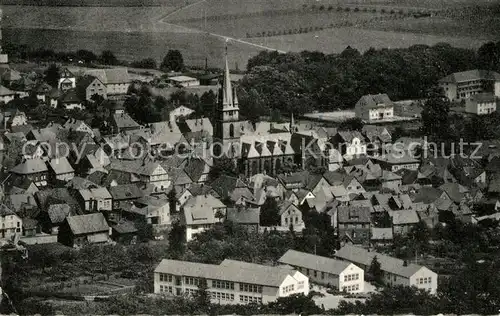 AK / Ansichtskarte Bad Driburg Ortsansicht mit Kirche Kat. Bad Driburg