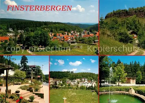 AK / Ansichtskarte Finsterbergen Panorama Kat. Finsterbergen Thueringer Wald