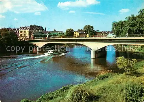 AK / Ansichtskarte Weissenfels Saale Bruecke des Friedens Kat. Weissenfels