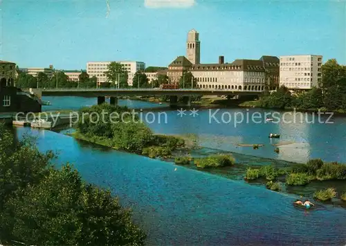 AK / Ansichtskarte Muelheim Ruhr Schlossbruecke Kat. Muelheim an der Ruhr