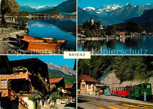 AK / Ansichtskarte Brienz BE Brienzer See Eisenbahn Panoramen Kat. Brienz