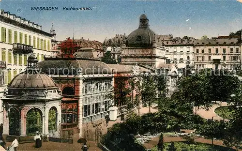 AK / Ansichtskarte Wiesbaden Kochbrunnen Kat. Wiesbaden