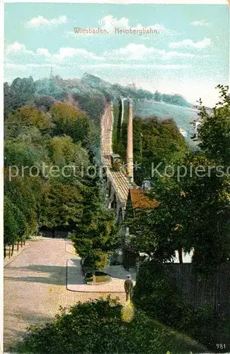 AK / Ansichtskarte Wiesbaden Nerobergbahn Kat. Wiesbaden