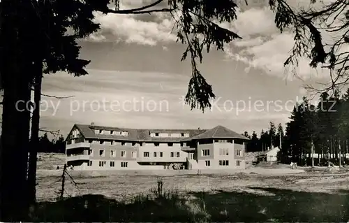 AK / Ansichtskarte Torfhaus Harz Gustav Bratke Jugendherberge Kat. Altenau