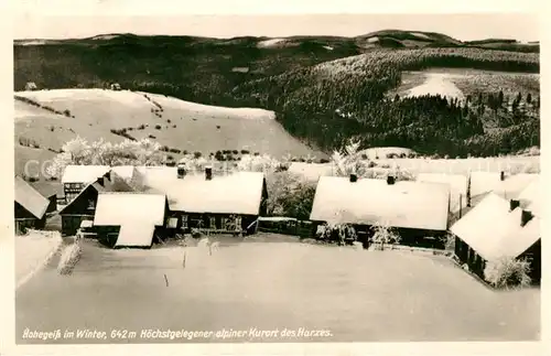 AK / Ansichtskarte Hohegeiss Harz Winterpanorama Kat. Braunlage