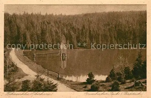 AK / Ansichtskarte Hahnenklee Bockswiese Harz Grumbacher Teich Badetuch Kat. Goslar