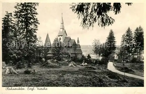 AK / Ansichtskarte Hahnenklee Bockswiese Harz Ev Kirche Kat. Goslar