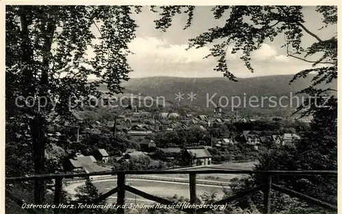 AK / Ansichtskarte Osterode Harz Blick von der Schoenen Aussicht Kat. Osterode am Harz