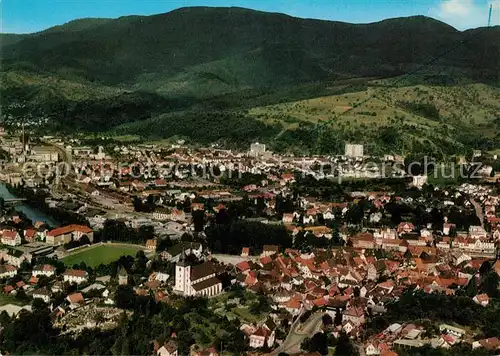 AK / Ansichtskarte Gernsbach Murgtal Schwarzwald Fliegeraufnahme Kat. Gernsbach