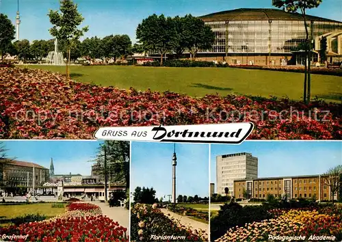 AK / Ansichtskarte Dortmund Grafenhof Florianturm Paedagogische Akademie Kat. Dortmund