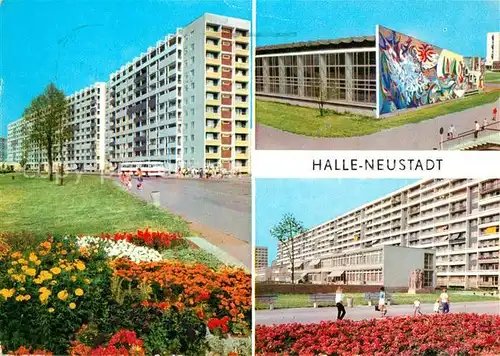 AK / Ansichtskarte Halle Neustadt Hochhaeuser