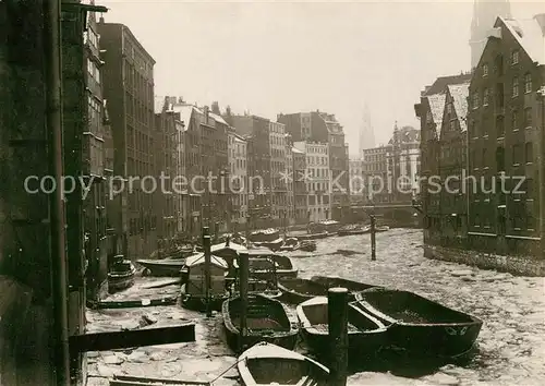 AK / Ansichtskarte Hamburg Nicolaifleet Alstermuendung 1929 Kat. Hamburg