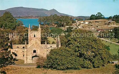 AK / Ansichtskarte Port Arthur Tasmania Kirchenruine