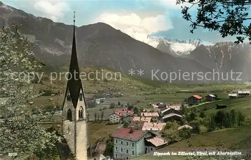 AK / Ansichtskarte Hippach Kirche Ahornspitze Kat. Hippach