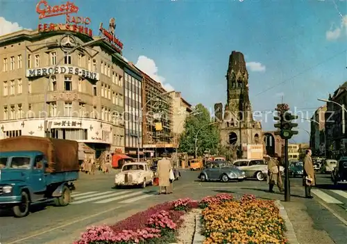 Berlin Kaiser Wilhelm Gedaechniskirche Kurfuerstendamm Kat. Berlin