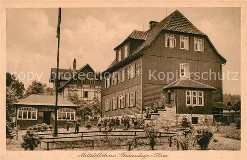 Braunlage Mittelelbe Haus Kat. Braunlage Harz