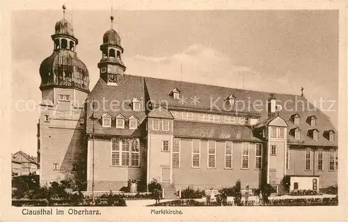 Clausthal Zellerfeld Marktkirche Kat. Clausthal Zellerfeld