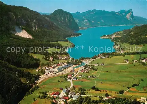 AK / Ansichtskarte Mondsee Salzkammergut Fliegeraufnahme Kat. Mondsee